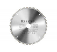 Диск пильный по алюминию KRAFTOOL Multi material 300x30 мм, 80Т 36953-300-30