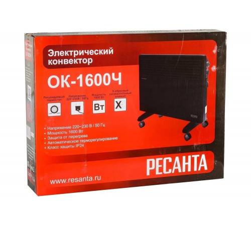 Конвектор Ресанта ОК-1600Ч 67/4/34