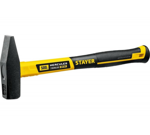 STAYER 500 г, с фиберглассовой рукояткой, молоток слесарный HERCULES 20050-05_z02