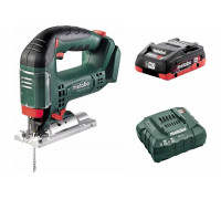Аккумуляторный лобзик Metabo STAB 18 LTX 100 + 3.5 Ач LiHD + ЗУ T0335