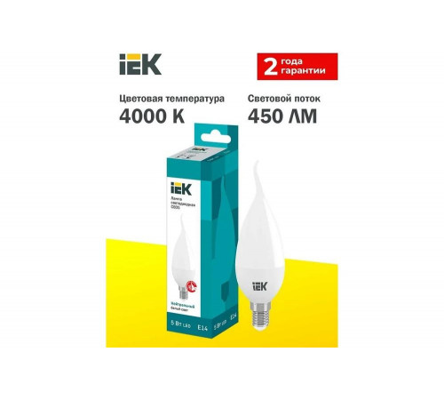 IEK LLE-CB35-5-230-40-E14: эффективная осветительная лампа для вашего дома