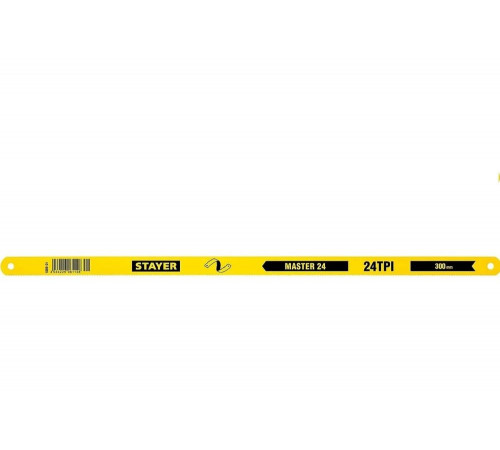 STAYER 24 TPI, 300 мм, 1 шт., полотно для ножовки по металлу Master-24 1589-24-1 Master STAYER 24 TPI, 300 мм, 1 шт., полотно для ножовки по металлу Master-24 1589-24-1 Master
