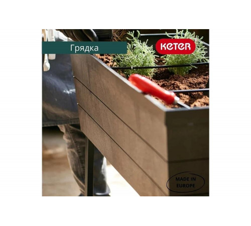 Кашпо-грядка для растений Keter Urban Bloomer XL 242856