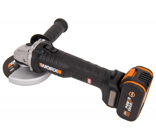Бесщеточная аккумуляторная болгарка (ушм) WORX WX812