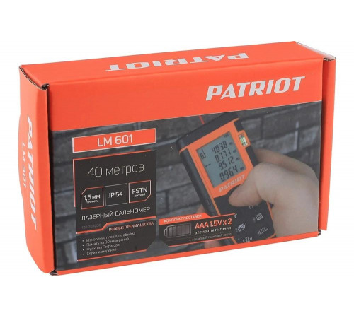 Дальномер лазерный PATRIOT LM 301 120201030 Дальномер лазерный PATRIOT LM 301 120201030