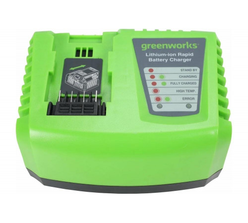 Быстрое зарядное устройство Greenworks G40UC5 40V, 5А Быстрое зарядное устройство Greenworks G40UC5 40V, 5А