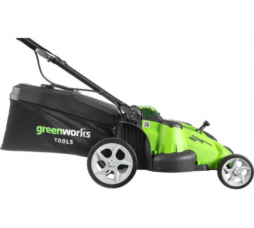Аккумуляторная газонокосилка GreenWorks G40LM49DB TwinForce 2500207VB