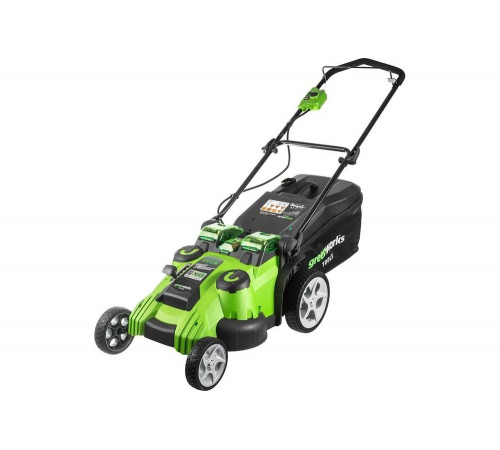 Аккумуляторная газонокосилка GreenWorks G40LM49DB TwinForce 2500207VB