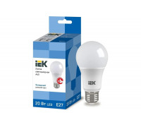 Лампа IEK LED A60 20Вт 230В 6500К E27 LLE-A60-20-230-65-E27