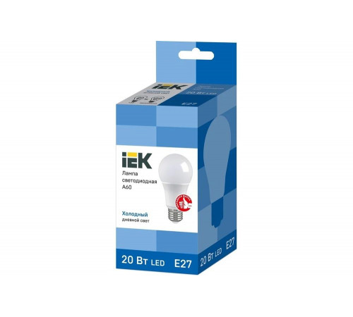 Лампа IEK LLE-A60-20-230-65-E27 - яркое освещение для вашего дома Лампа IEK LLE-A60-20-230-65-E27 - яркое освещение для вашего дома