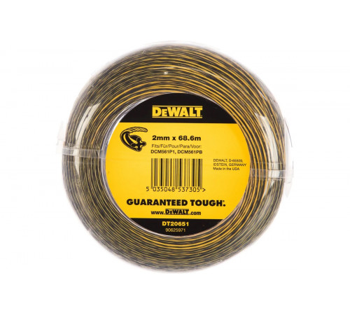 Леска (2 мм; 68.6 м; витая) DEWALT DT20651
