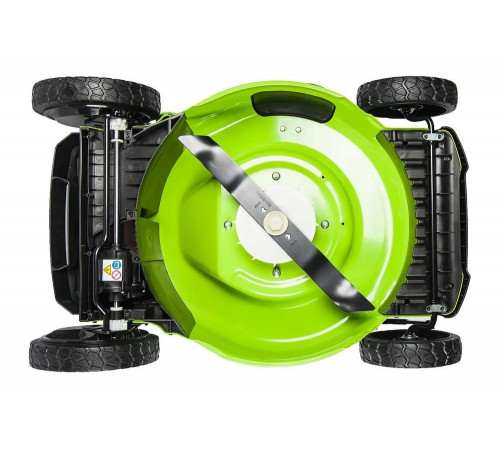 Бесщеточная самоходная аккумуляторная газонокосилка Greenworks GD60LM51SP 60 В 2514307 Бесщеточная самоходная аккумуляторная газонокосилка Greenworks GD60LM51SP 60 В 2514307