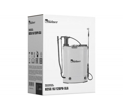 Аккумуляторный опрыскиватель Kolner KCSG 16/12ВРH-SLA 8060700041