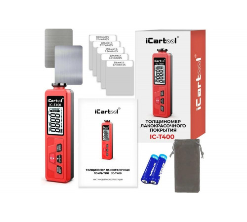 Толщиномер лакокрасочных покрытий iCarTool IC-T400 Толщиномер лакокрасочных покрытий iCarTool IC-T400