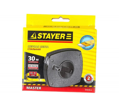 STAYER 30 м х 10х0.16 мм, мерная лента стальная S-30 3416-30_z01