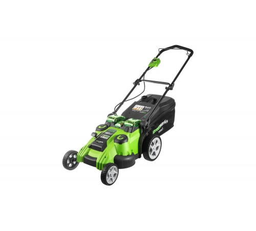 Аккумуляторная газонокосилка GreenWorks TwinForce G40LM49DBK3 40V 2500207UE