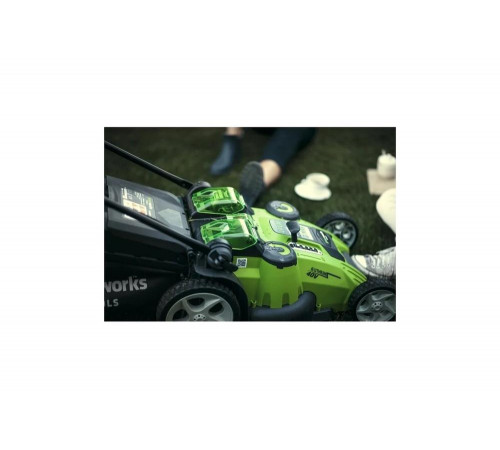 Аккумуляторная газонокосилка GreenWorks TwinForce G40LM49DBK3 40V 2500207UE