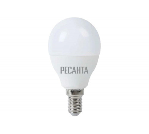 Светодиодная лампа Ресанта LL-R-G45-7W-230-4K-E27 Светодиодная лампа Ресанта LL-R-G45-7W-230-4K-E27