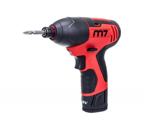 Аккумуляторный шуруповерт, ударный, 12В MIGHTY SEVEN DS-10202