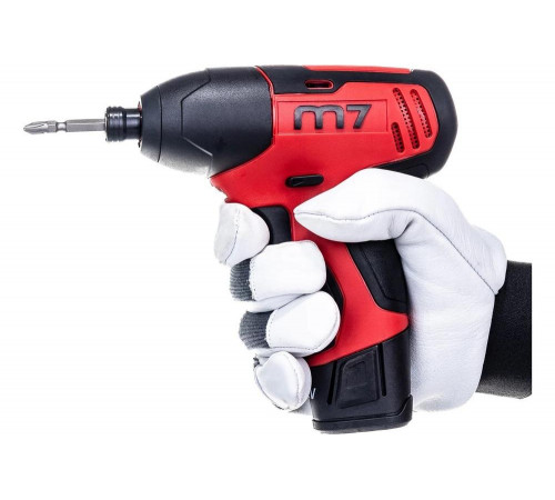 Аккумуляторный шуруповерт, ударный, 12В MIGHTY SEVEN DS-10202