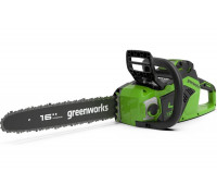 Аккумуляторная цепная пила Greenworks GD40CS18 40 см, АКБ 6 А*ч, ЗУ 2005807UF
