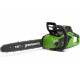 Аккумуляторная цепная пила Greenworks GD40CS18 40 см, АКБ 6 А*ч, ЗУ 2005807UF