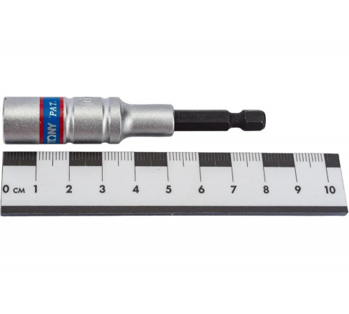 Головка для шуруповерта двенадцатигранная 1/4", 10 мм, L = 80 мм KING TONY 76B810M Головка для шуруповерта двенадцатигранная 1/4", 10 мм, L = 80 мм KING TONY 76B810M