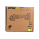 Угловая аккумуляторная бесщеточная шлифмашина WORX Professional WU809.1 20В, 125мм, 4Ач х2, ЗУ WU809.1