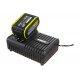 Угловая аккумуляторная бесщеточная шлифмашина WORX Professional WU809.1 20В, 125мм, 4Ач х2, ЗУ WU809.1