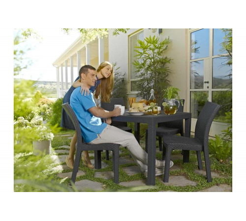 Стол Keter Melody quartet Cappuccino 227744