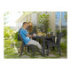 Стол Keter Melody quartet Cappuccino 227744