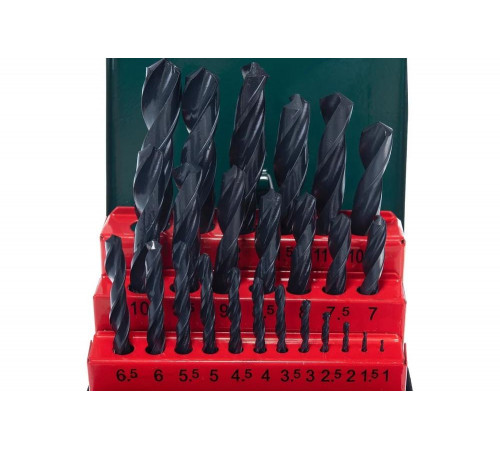 Набор сверл по металлу Metabo 627152000 Набор сверл по металлу Metabo 627152000