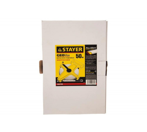 STAYER 50 м х 13х0.4 мм, мерная лента геодезийная GEOMax 3418-50 STAYER 50 м х 13х0.4 мм, мерная лента геодезийная GEOMax 3418-50