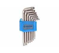 Набор Г-образных ключей TORX KING TONY T10-T40 с отверстием 7 предметов 20407PR