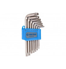 Набор Г-образных ключей TORX KING TONY T10-T40 с отверстием 7 предметов 20407PR