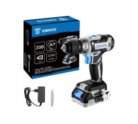 Аккумуляторная дрель-шуруповерт DEKO Loner 20V, 20В, 1x3.0Ач 085-1006