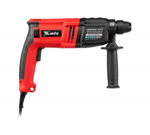 Электрический перфоратор MTX mrh-600-22, sds-plus, 600 Вт, 2.2 Дж, 3 плюс 1 реж. 26682 Электрический перфоратор MTX mrh-600-22, sds-plus, 600 Вт, 2.2 Дж, 3 плюс 1 реж. 26682