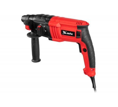 Электрический перфоратор MTX mrh-600-22, sds-plus, 600 Вт, 2.2 Дж, 3 плюс 1 реж. 26682 Электрический перфоратор MTX mrh-600-22, sds-plus, 600 Вт, 2.2 Дж, 3 плюс 1 реж. 26682