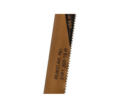 Полотно по металлу (18 TPI; 300х13х0.65 мм; HSS Bi-flexble) Ruko 318130018R