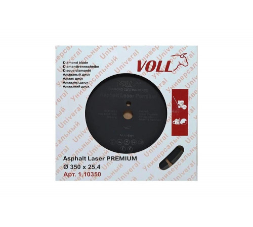 Алмазный диск Asphalt Laser PREMIUM 350x25.4 мм VOLL 1.10350