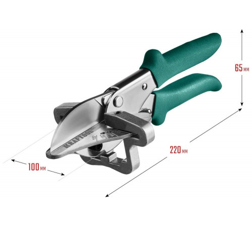 KRAFTOOL 220 мм, для пластмассовых и резиновых профилей, ножницы угловые MC-7 23372 KRAFTOOL 220 мм, для пластмассовых и резиновых профилей, ножницы угловые MC-7 23372