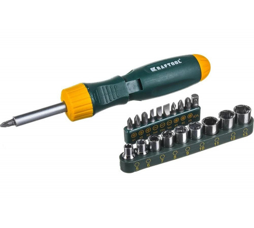KRAFTOOL 21 шт., отвертка в наборе BIT-LOCK 26151-H21 KRAFTOOL 21 шт., отвертка в наборе BIT-LOCK 26151-H21