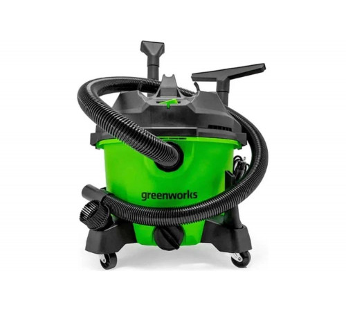 Строительный пылесос электрический Greenworks G120WDV 1300 Вт