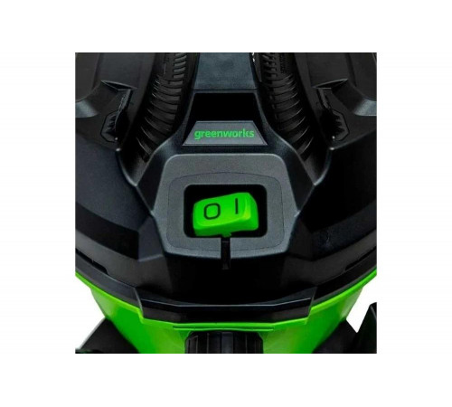 Строительный пылесос электрический Greenworks G120WDV 1300 Вт