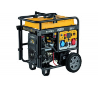 Бензиновый генератор Denzel PS-120EAD-3 12 кВт, 230/400 В, 40 л, разъём ATS, переключение режима, электростартер 946984
