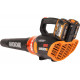 Аккумуляторная бесщеточная воздуходувка WORX 40В, 2х2.0 Ач, двойное ЗУ 2x2A WG584E