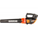 Аккумуляторная бесщеточная воздуходувка WORX 40В, 2х2.0 Ач, двойное ЗУ 2x2A WG584E
