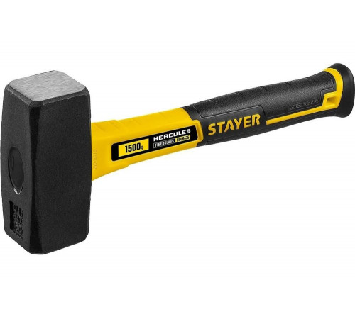 STAYER 1.5 кг, кувалда с фиберглассовой рукояткой Hercules 20052-15_z01 Professional
