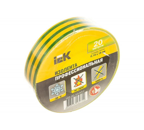 Изолента IEK UIZ-20-10-K52 - надежная защита и удобство в одном продукте Изолента IEK UIZ-20-10-K52 - надежная защита и удобство в одном продукте