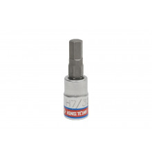 Бита торцевая Hex 7/32", 1/4"DR, L = 37 мм KING TONY 203507S